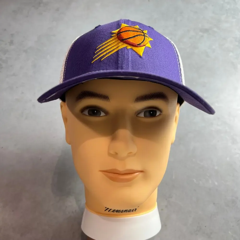 Phoenix Suns New Era Mesh Back 39Thirty Hat Size Medium-Large Purple Cap NWT